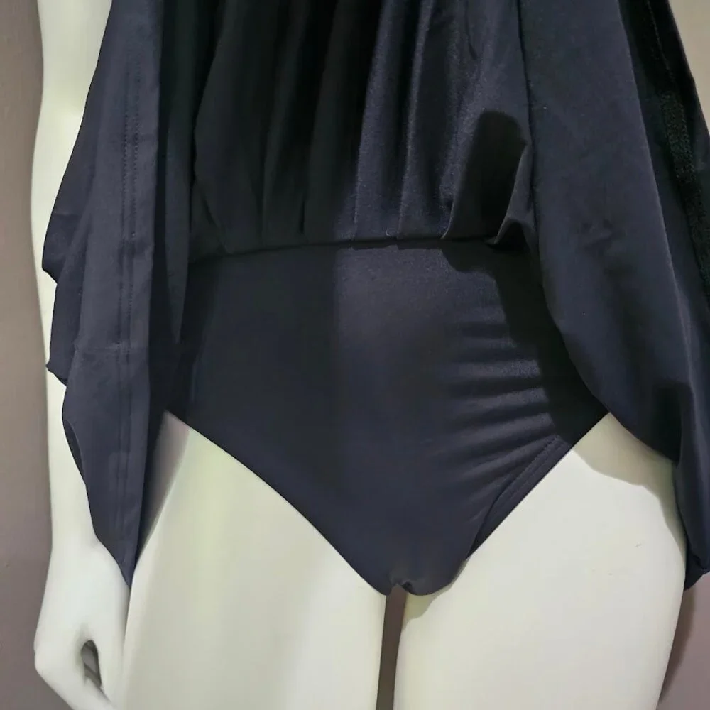 Michael Kors Logo-Elastic Swim Top and Skort - Picture 3 of 11